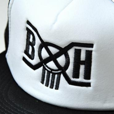 BxH LOGO MESH CAP *ブラック×ホワイト*