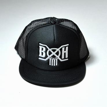 BxH LOGO MESH CAP *ブラック×ブラック*