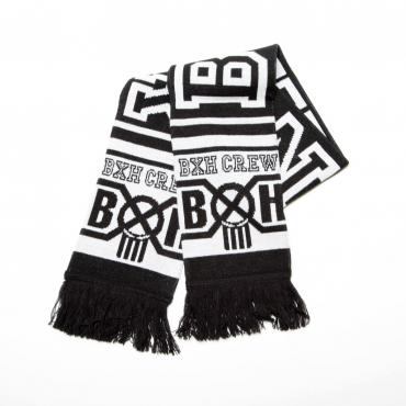 BxH KNIT MUFFLER *ブラック×ホワイト*