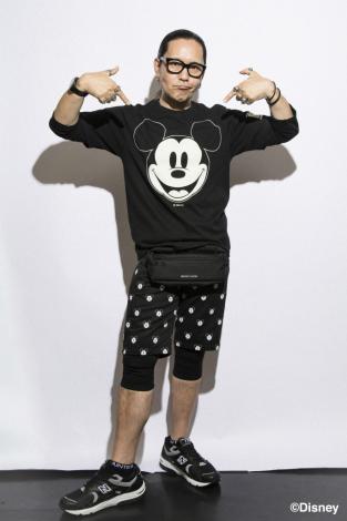 BxH MICKEY HALF PANTS **ブラック*