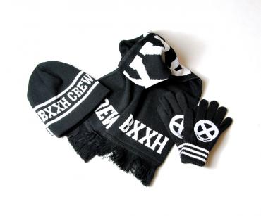 BxH BXXH CREW KNIT MUFFLER *ブラック*