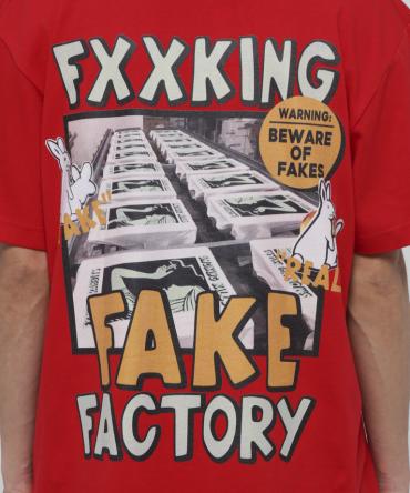 Fake Factory T-shirt [ FRC623 ] *レッド*