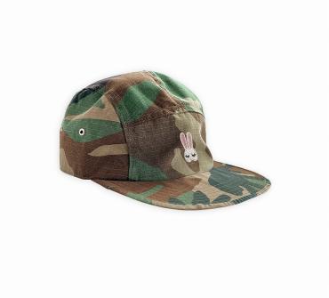 Remake Jet cap *Woodland camo × Rabbit*