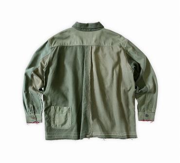 -先行予約-Remake utility Oversize shirts *Olive*