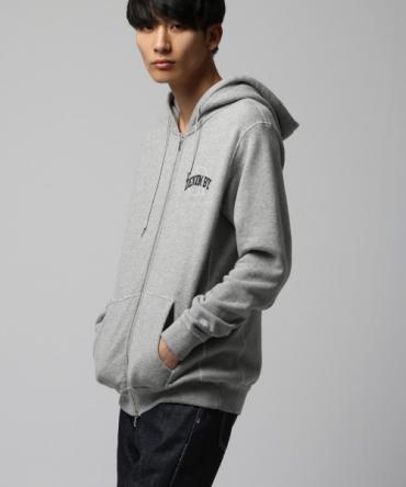 ZIP HOODIE  *杢グレー*