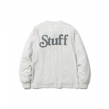 Cover Logo L/S Tee *ヘザーグレー*