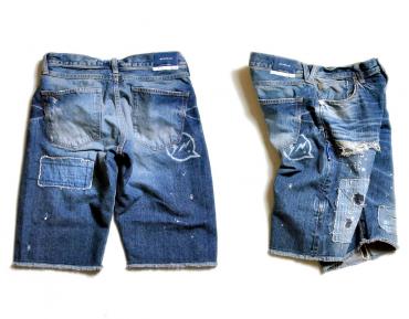 REMAKE DENIM SHORT PANTS *インディゴ*