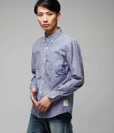 GINGHAM CHECK B/D SHIRTS *NY*