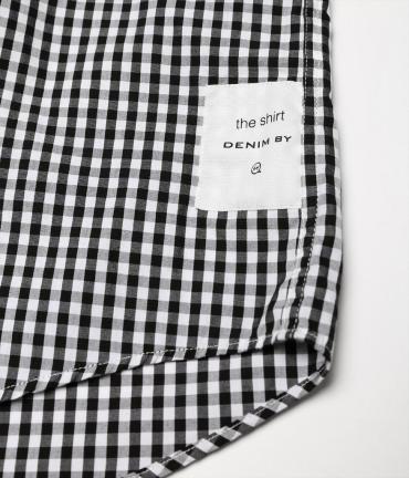 GINGHAM CHECK B/D SHIRTS *BK*