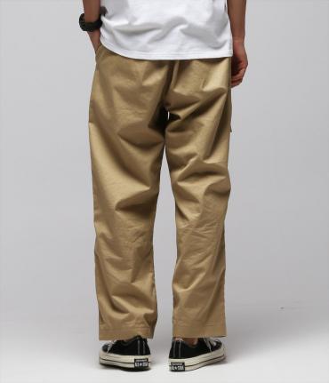 WIDE CHINO PANTS *ベージュ*