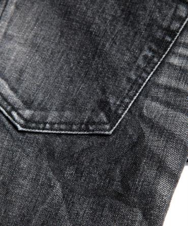 BLACK FIVE YEARS WIDESTRAIGHT DENIM PANTS