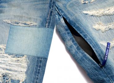 FIVE YEARS WASH WIDESTRAIGHT DENIM PANTS