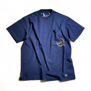 POCKET CREW NECK T-SHIRTS  *ネイビー*