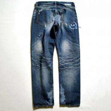 FIVE YEARS WASH WIDESTRAIGHT DENIM PANTS[VFP1059]