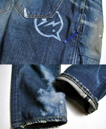 FIVE YEARS WASH WIDESTRAIGHT DENIM PANTS[VFP1059]