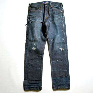 ONE YEAR WASH WIDE STRAIGHT DENIM PANTS