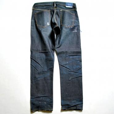 ONE YEAR WASH WIDE STRAIGHT DENIM PANTS