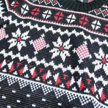 NORDIC KNIT *ブラック*