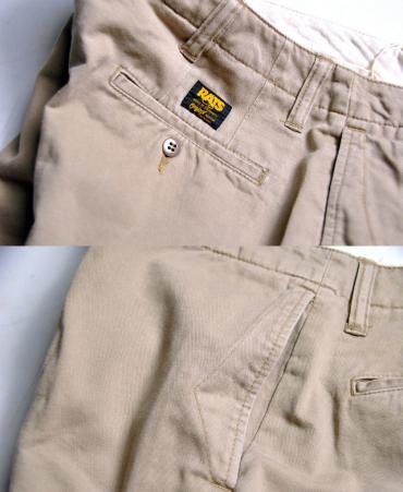 CHINO S/L PANTS **ベージュ*