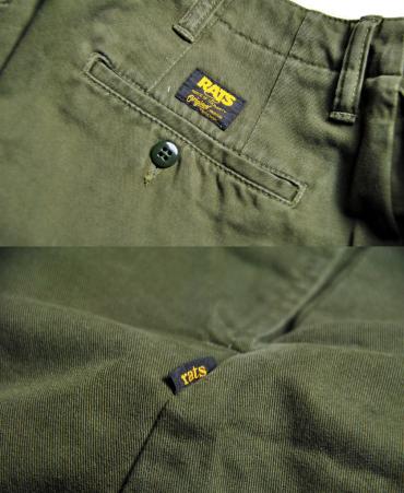 CHINO S/L PANTS **カーキ*