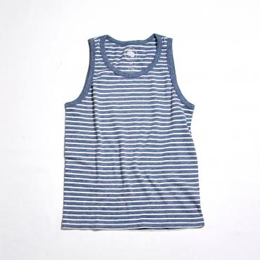 MULTI BORDER TANK TOP **ネイビー*