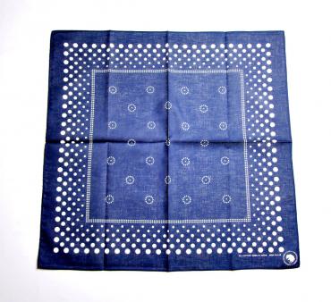 POLKA DOTS BANDANA　*ネイビー*