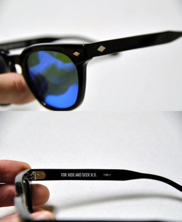 HS SUNGLASSES TYPE-T *ブラック×ミラー*