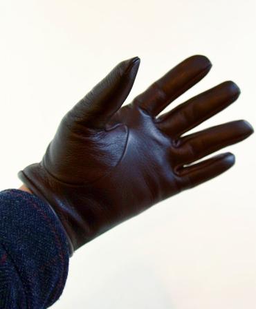 LEATHER GLOVE *ブラウン*