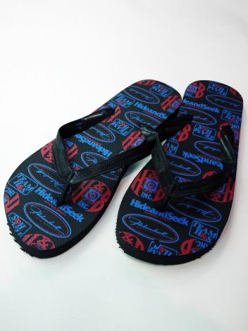 HS BEACH SANDAL *BLACK×RED*