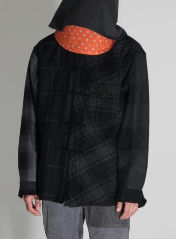 CRAZY WOOL CHECK SHIRTS *ブラックチェック*