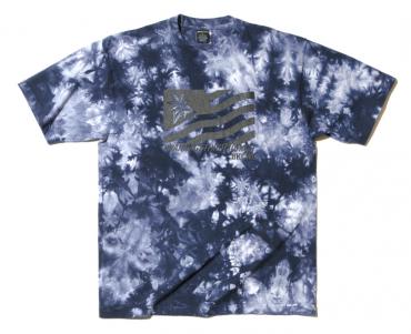 FLAG TIE DYE T **ネイビー*