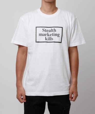 ”Stealth marketing kills” T-shirt [FRC141] *WH*