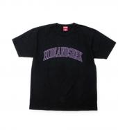 COLLEGE LOGO S/S TEE *ブラック×パープル*