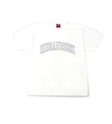 COLLEGE LOGO S/S TEE *ホワイト×ブラック*