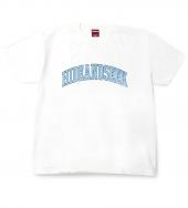 COLLEGE LOGO S/S TEE *ホワイト×サックス*