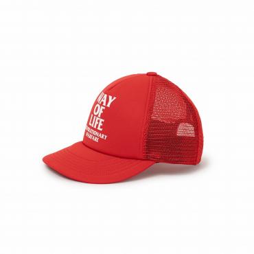 MESH CAP “WAY OF LIFE” *レッド*