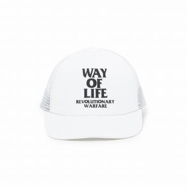 MESH CAP “WAY OF LIFE” *ホワイト*