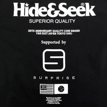 HideandSeek x “SURPRISE” 30th S/S Tee *ブラック*