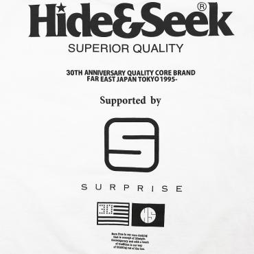 HideandSeek x “SURPRISE” 30th S/S Tee *ホワイト*