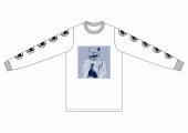 CAT LONG SLEEV TEE *ホワイト×ネガキャット*