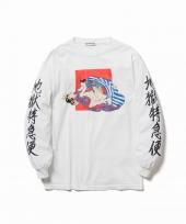 "地獄特急便”L/S Tee *ホワイト*