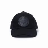 CANVAS LEATHER PATCH CAP *ブラック*