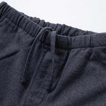 WOOL EASY PANTS *チャコール*