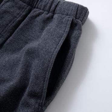 WOOL EASY PANTS *チャコール*