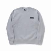 CREW NECK SWEAT BAR TAG *グレー*