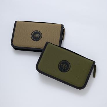 NYLON PASS CASE *カーキ *