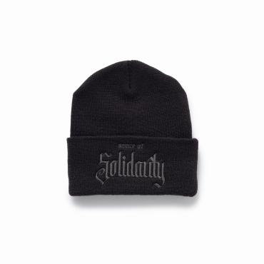 KNIT CAP SOLIDARITY *チャコール*