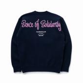 SCRIPT BIG LOGO CREW NECK SWEAT *ネイビー*