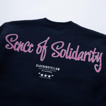 SCRIPT BIG LOGO CREW NECK SWEAT *ネイビー*