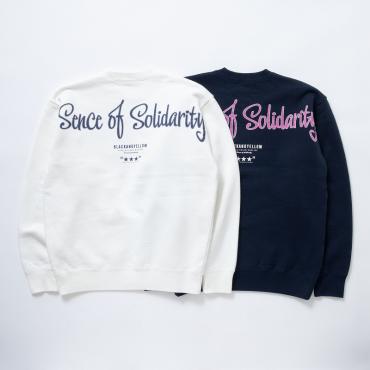 SCRIPT BIG LOGO CREW NECK SWEAT *ホワイト*